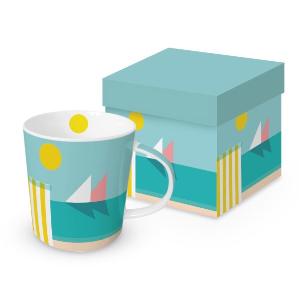 Cannes Plage Mug in gift box New Bone China 400 ml