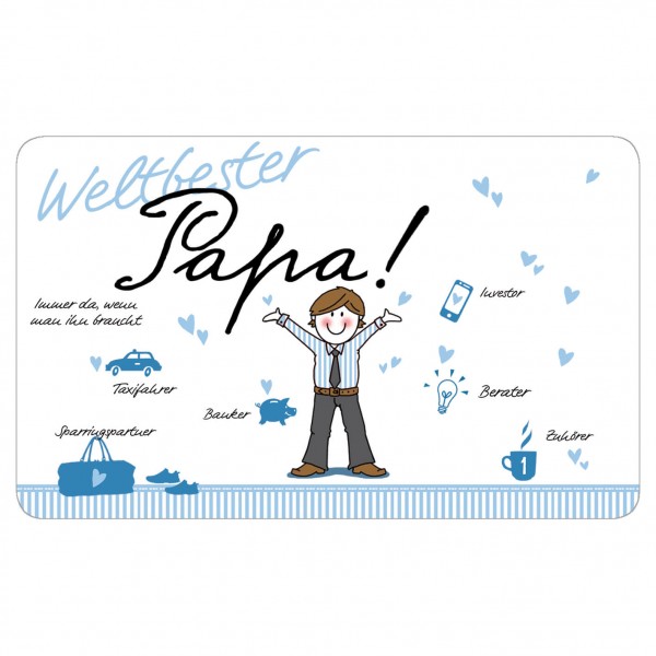 Weltbester Papa Tray