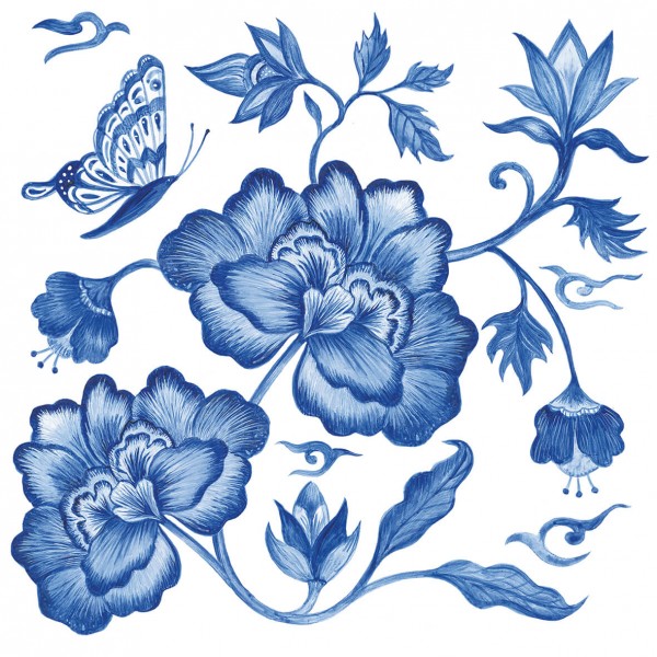 Princess‘ Peony Lunch Napkins 33x33 cm