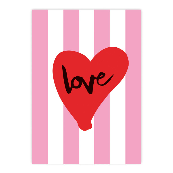 Formart Love Postcard Postcard