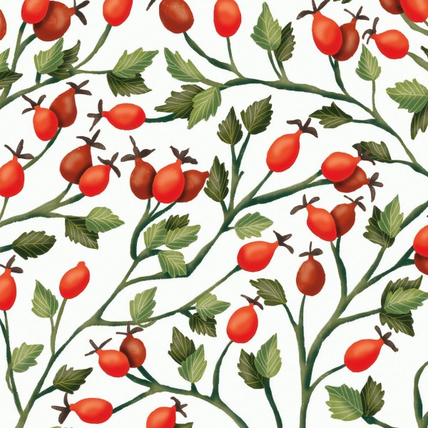 Rosehip Napkins 33x33 cm