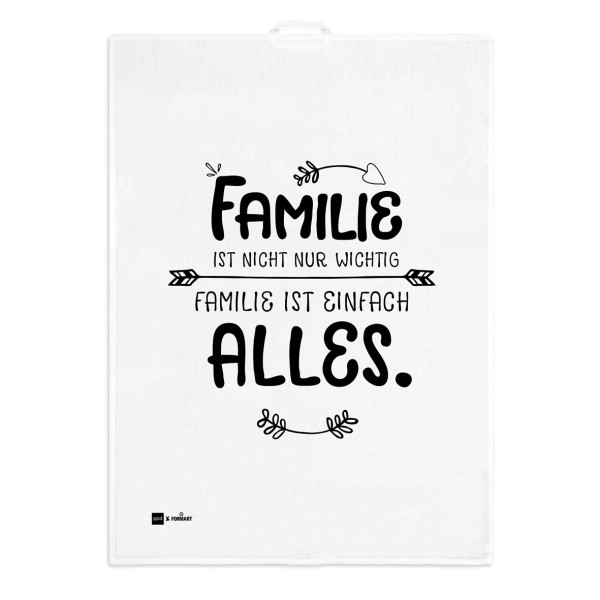 Familie kitchen towel, Made in Sweden