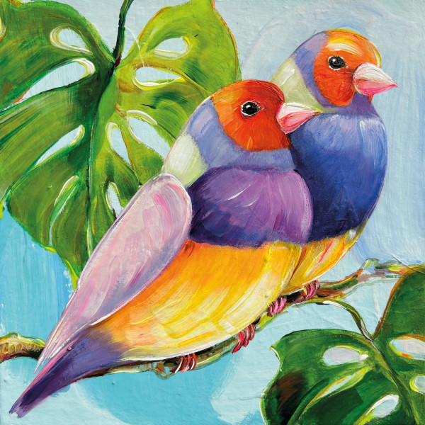 Conversation tropicale Napkins 33x33 cm