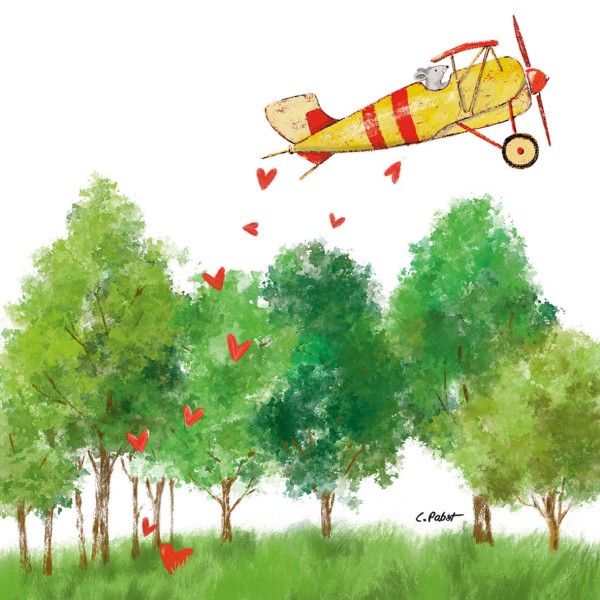 Flight to love Lunch Napkins 33x33