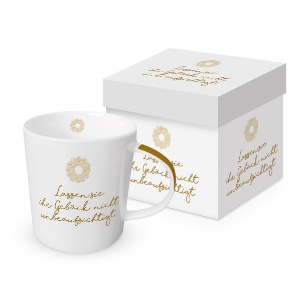 Lassen sie ihr Gebäck Trend Mug New Bone China in a gift box 400ml