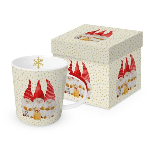 Stars & Snowflakes Mug in gift box New Bone China 400 ml