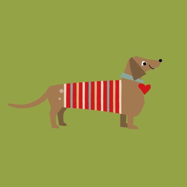 Sir Toby green Lunch Napkins 33x33 cm