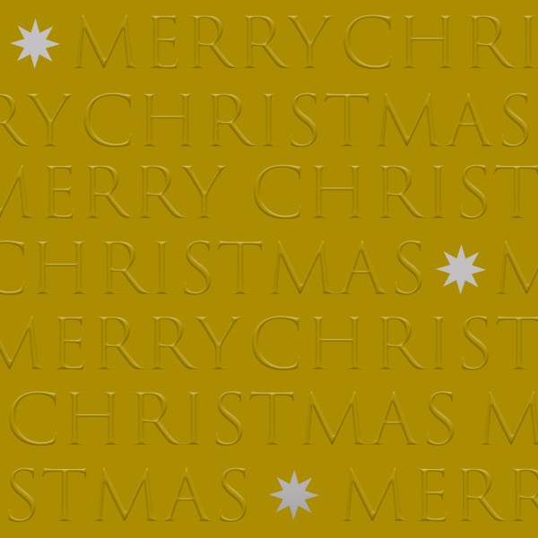 Christmas embossed gold Cocktail Napkins 25 x 25 cm