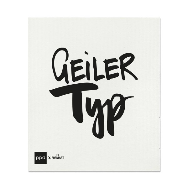 Geiler Typ dishcloth, Made in Sweden