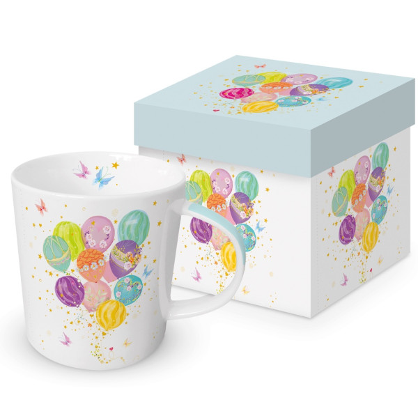 Balloons Mug in gift box New Bone China 400 ml
