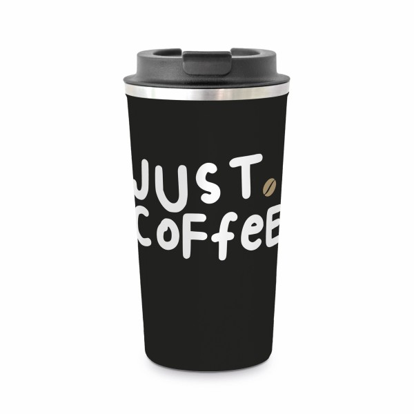 Just Coffee thermo coffee 2 go mug 450ml stainless steel