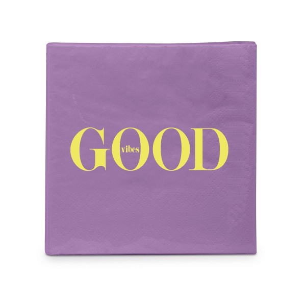 Good Vibes Cocktail Napkins 25x25 cm