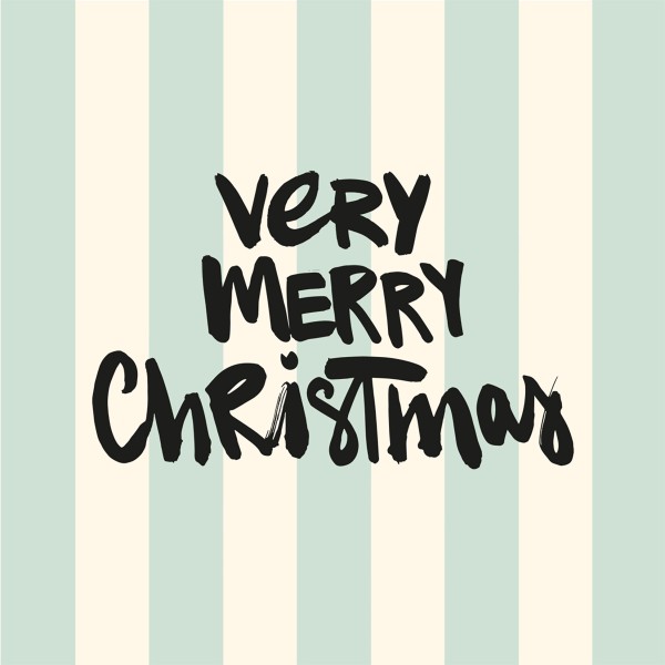 Very Merry Christmas Lunch Napkins 33x33 cm