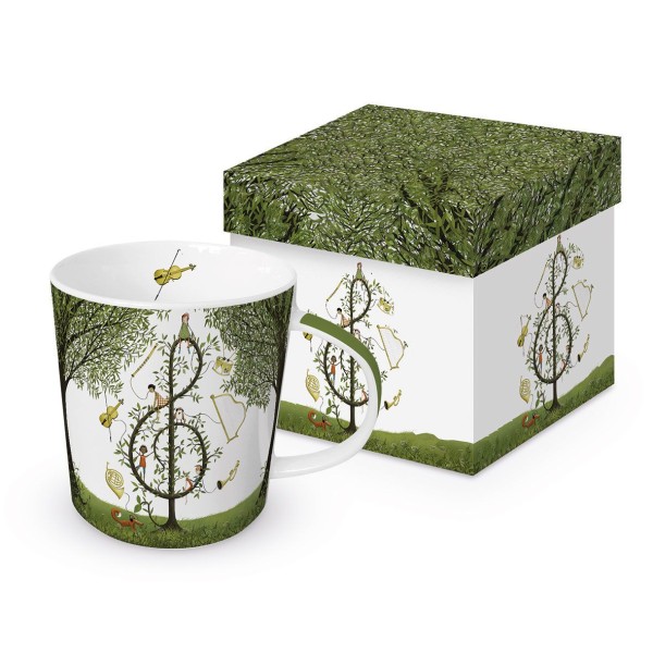 Music was my first love Mug in gift box New Bone China 400 ml