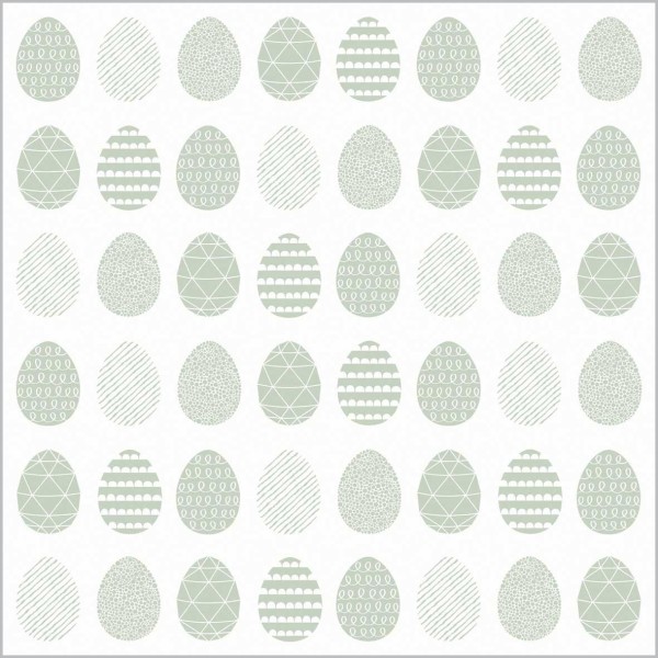 Pure Easter Eggs green Lunch Napkins 33x33 cm
