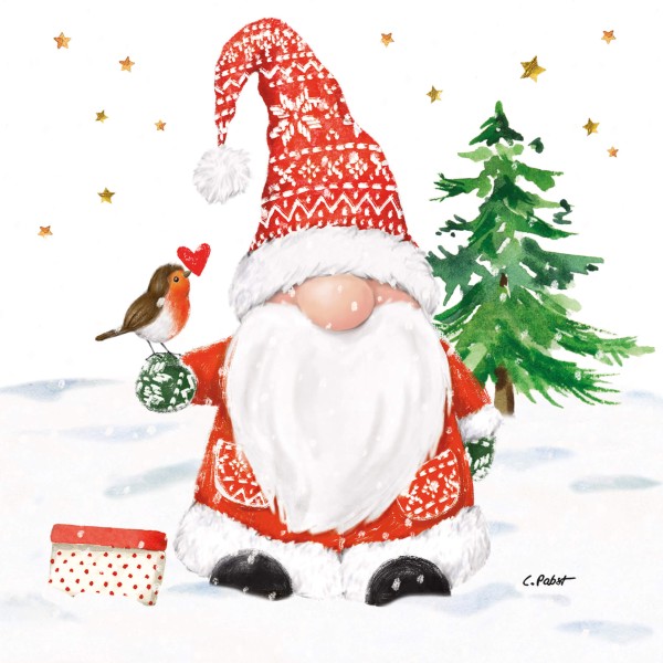 Christmas Buddy Lunch Napkins 33x33 cm