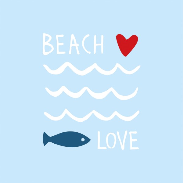 Seaside Beachlove Lunch Napkins 33x33