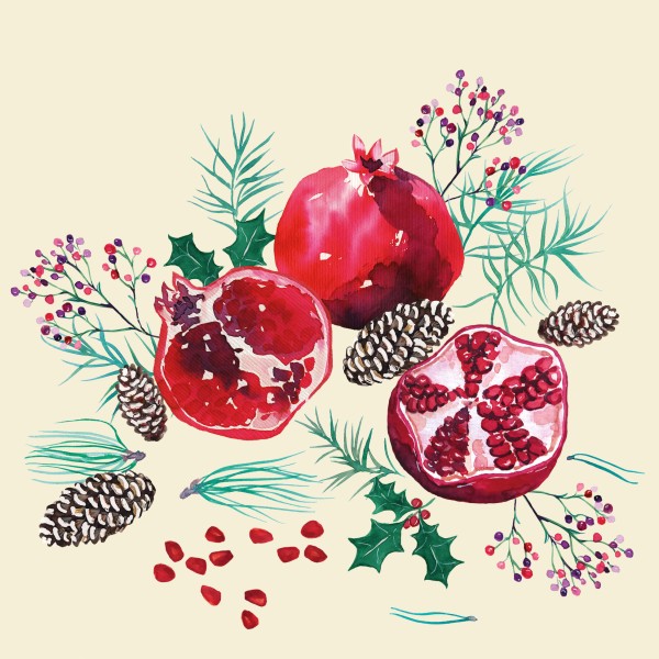 Grenade Lunch Napkins 33x33 cm