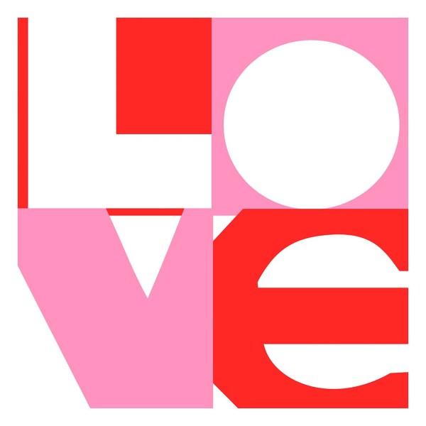 Love Graphic Cocktail Napkins 25x25 cm