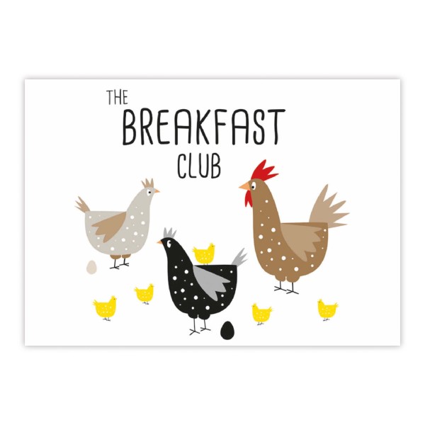 Breakfast Club Postcard