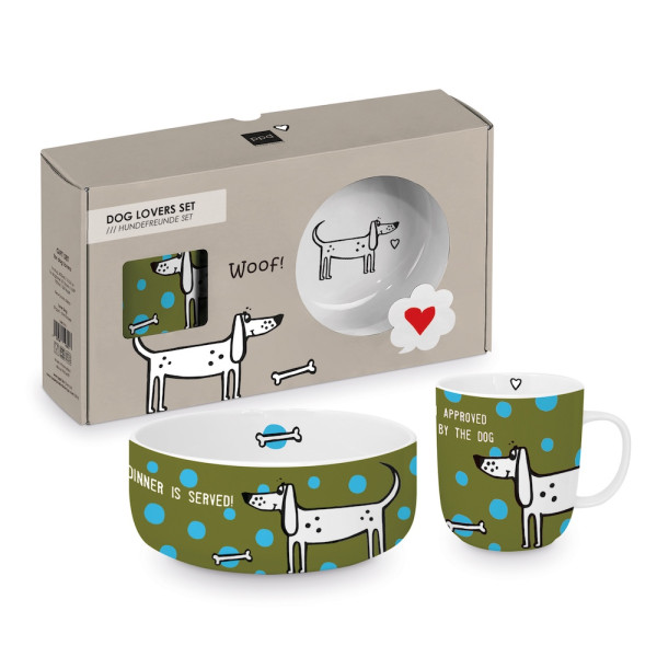 Set Dog Approved New None China 900ml + 400ml