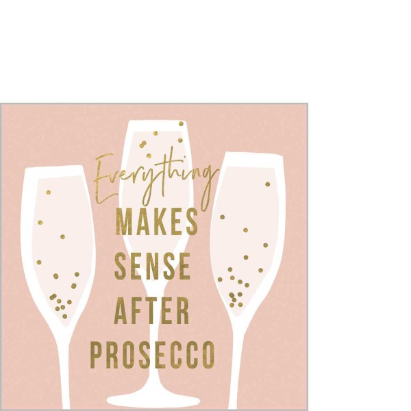 Makes Sense Cocktail Napkins 25x25 cm