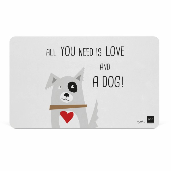 Love and Dog Tray