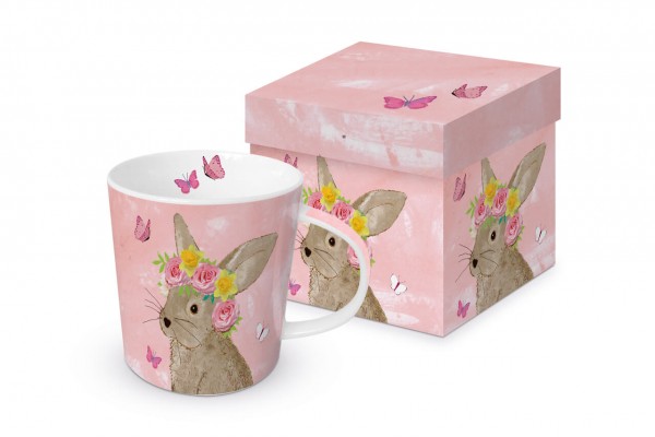 Easter Beauty Trend Mug in a matching square gift box 350ml New Bone China