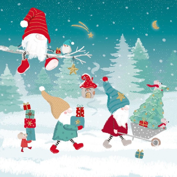 In the House Napkins 33x33 cm