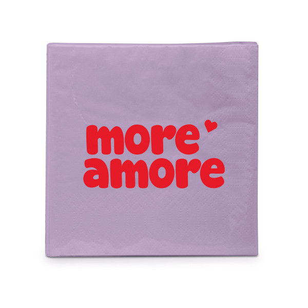 More Amore Cocktail Napkins 25x25 cm