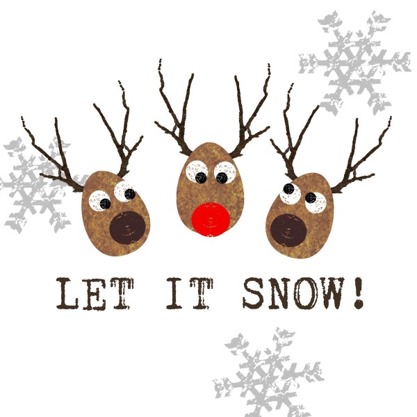Let it Snow Lunch Napkins 33x33 cm