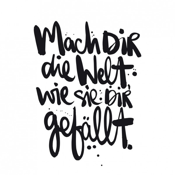 Mach dir die Welt Lunch Napkins 33x33 cm