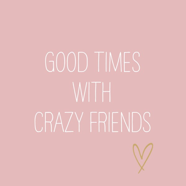 Crazy Friends rose Lunch Napkins 33x33 cm