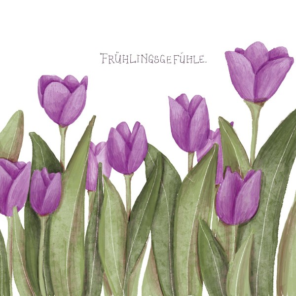 Tulip Splash Lunch Napkins 33x33