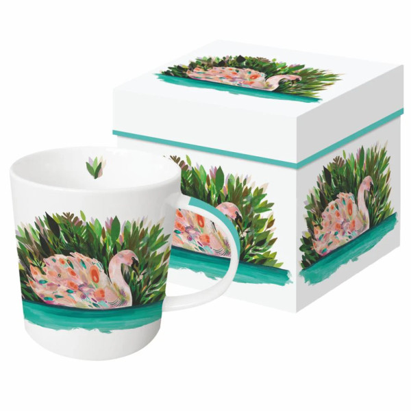 Swan Song Mug in gift box New Bone China 400 ml