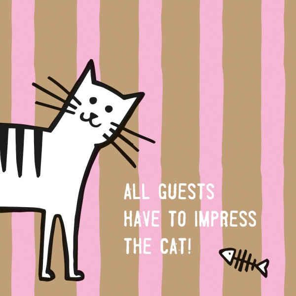 Impress the Cat Napkins 33x33 cm