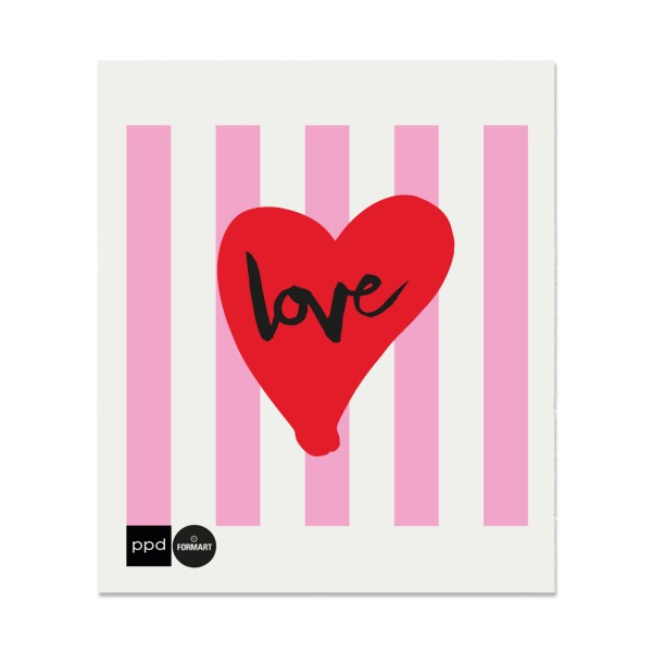 Formart Love dishcloth