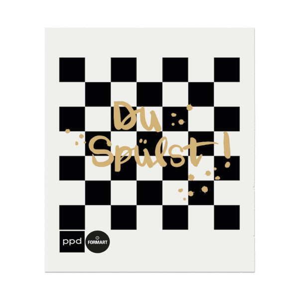 Du spülst! dishcloth