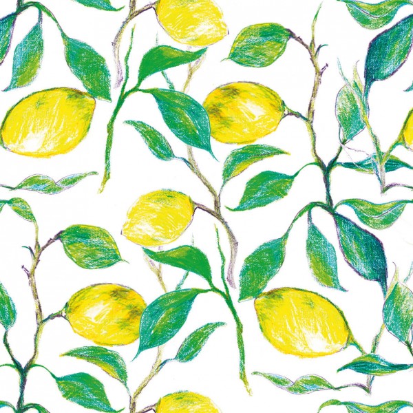 Beautiful Lemons Lunch Napkins 33x33 cm