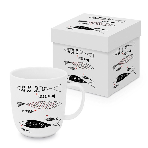 Atelier Poissons Mug matte in gift box 350ml New Bone China