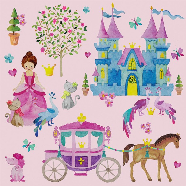 Princess Lunch Napkins 33x33