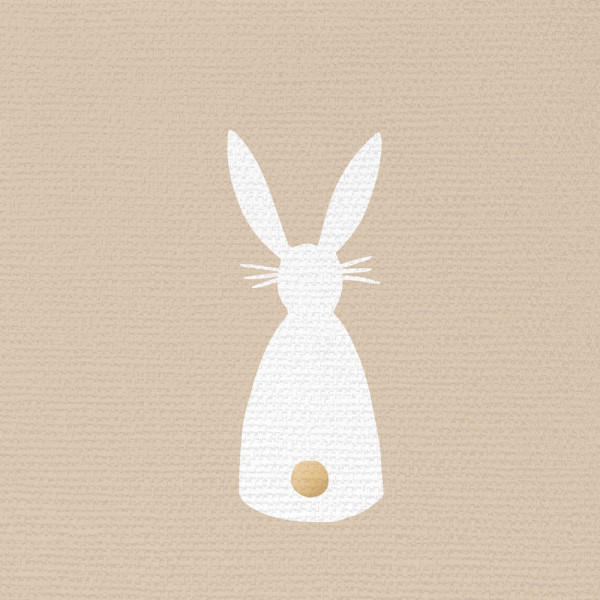 Bunny Canvas taupe Napkins 33x33 cm