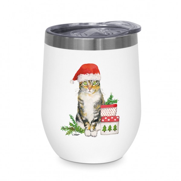 Christmas Kitty Thermo Mug 350ml