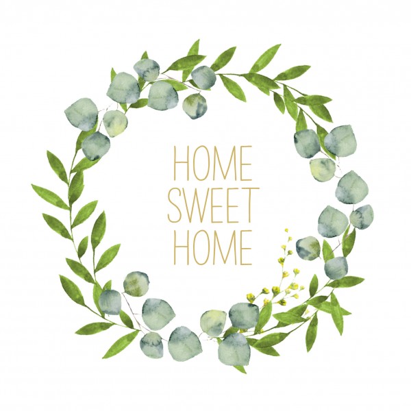 Home Sweet Home Lunch Napkins 33x33 cm