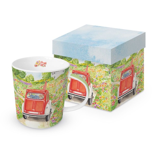 Bon Voyage! Mug in gift box New Bone China 400 ml