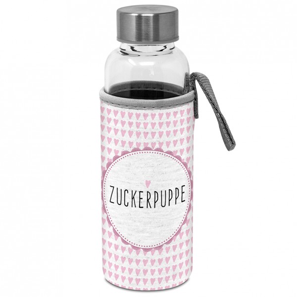 Zuckerpuppe Glass Bottle with protection sleeve 350ml