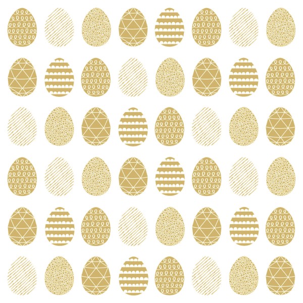 Pure Easter Eggs Lunch Napkins 33x33 cm