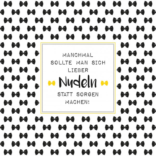 Nudeln Lunch Napkins 33x33 cm