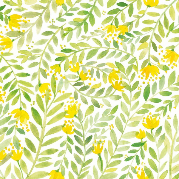 Yellow Blossoms Lunch Napkins 33x33