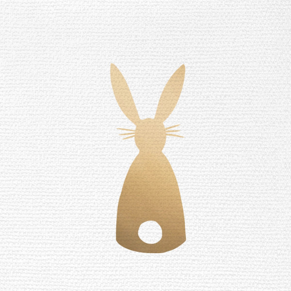 Bunny Canvas white Napkins 33x33 cm
